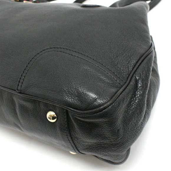 Gucci Tote Sherry Bag Princess Web Ribbon Leather Stripe - Picture 5 of 8